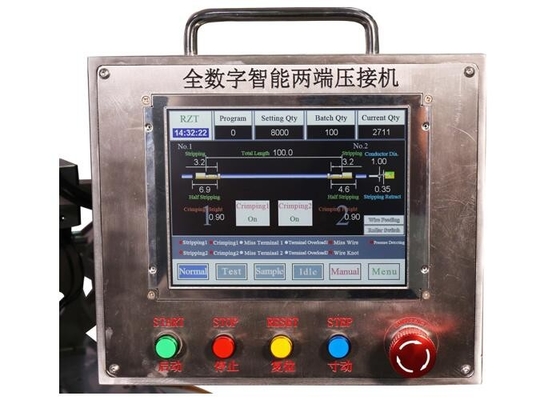เครื่องปอกสายไฟและเครื่องจีบที่ทนทานรองรับภาษาอังกฤษ
